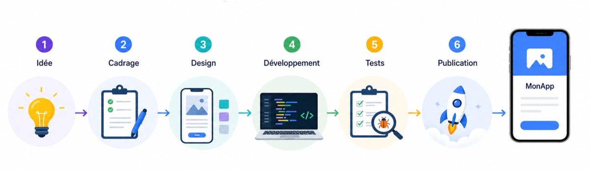 Combien de temps faut-il pour développer une application mobile